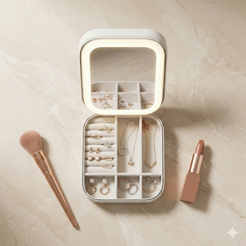 Lighted Jewellery Vanity Box