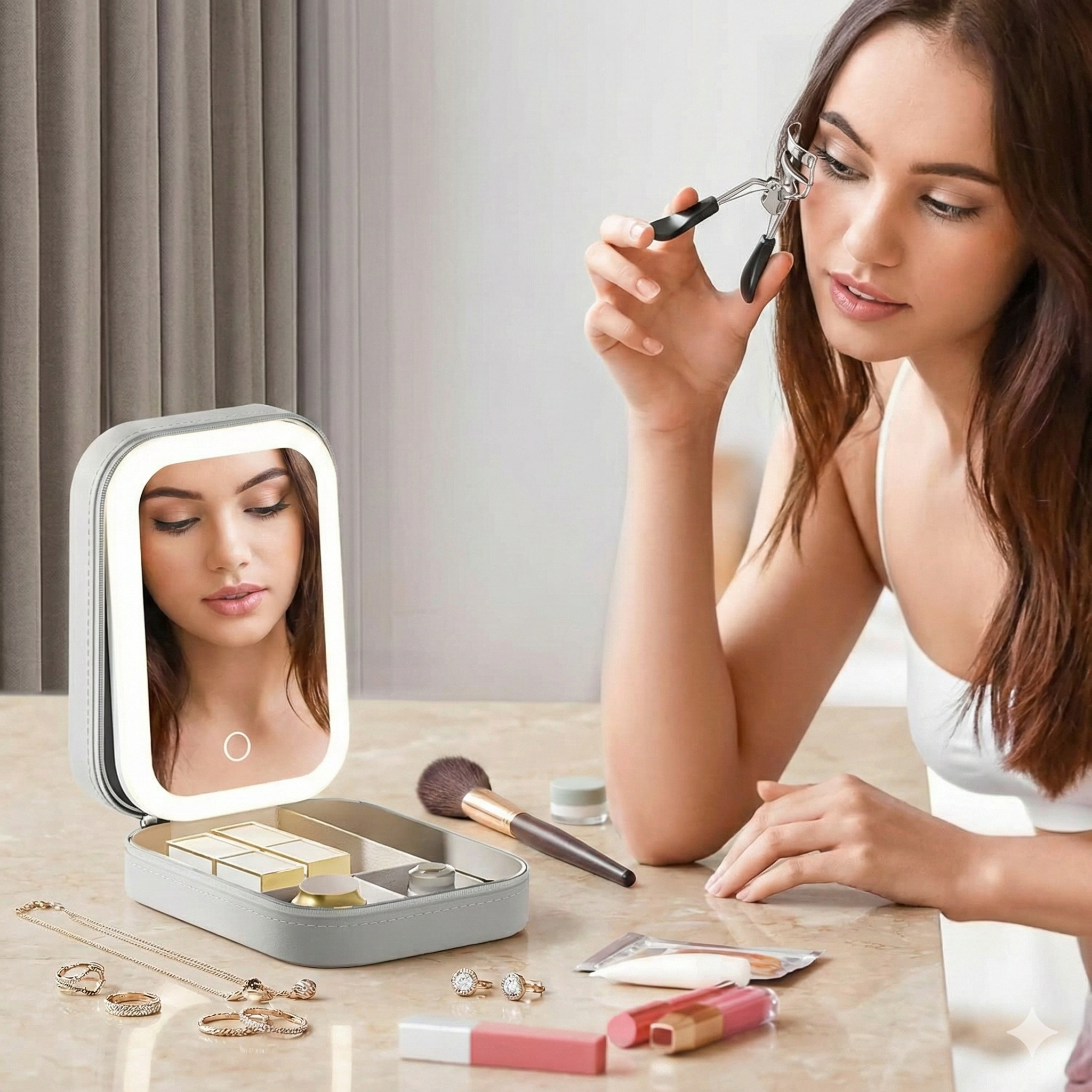 Lighted Jewellery Vanity Box